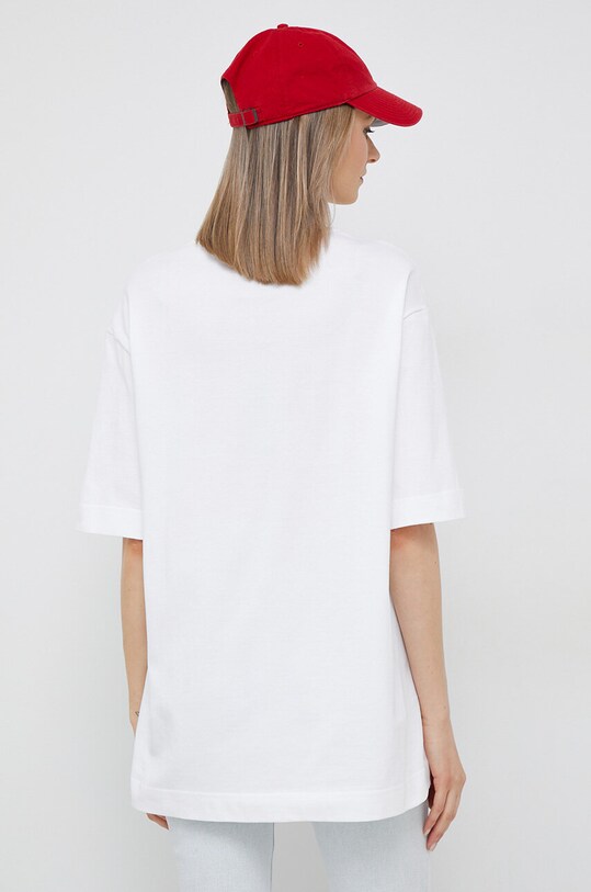 Îmbrăcăminte Lacoste tricou din bumbac TH0062 alb