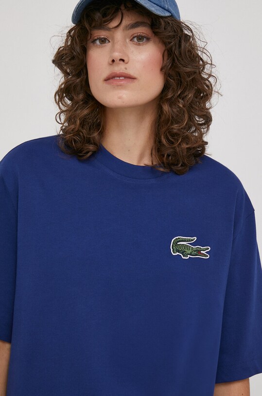 Хлопковая футболка Lacoste TH0062