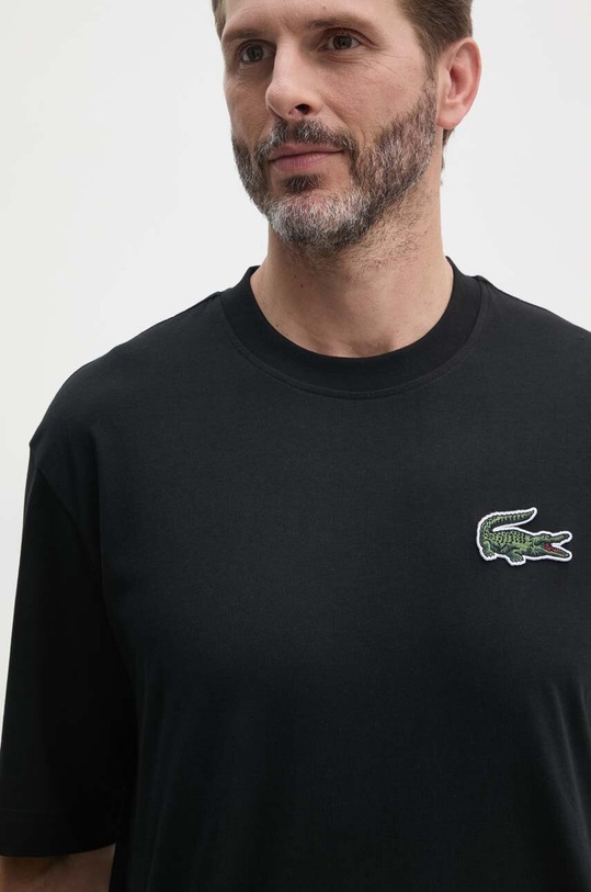 Lacoste t-shirt in cotone nero TH0062