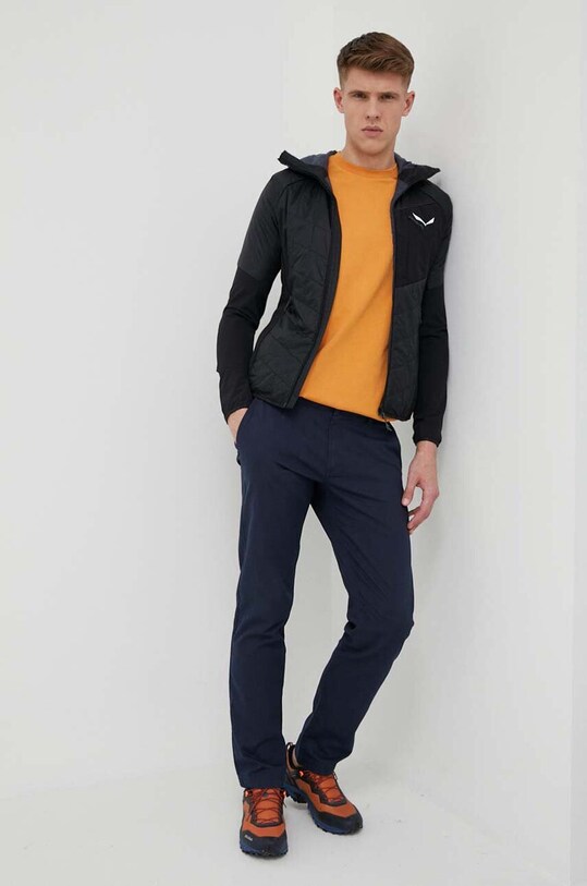 Βαμβακερό μπλουζάκι Jack Wolfskin 10 κίτρινο 1809091