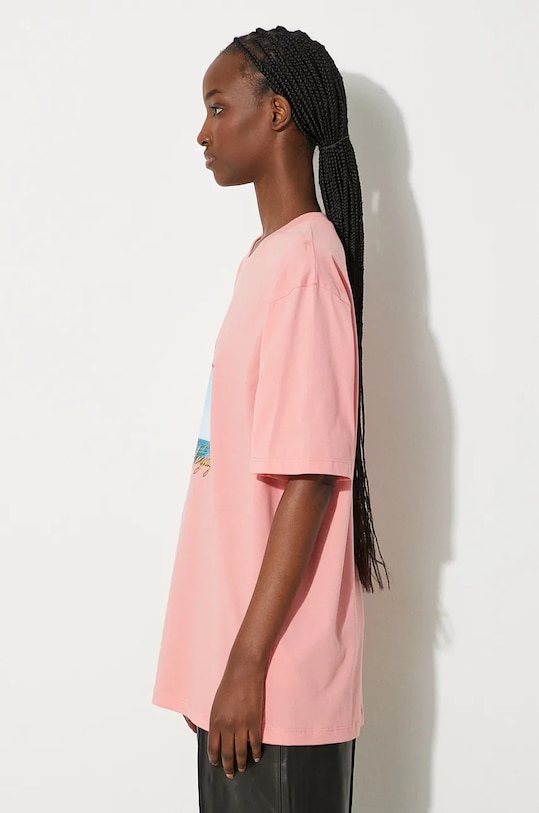 Filling Pieces t-shirt bawełniany 88154619935 różowy SS23