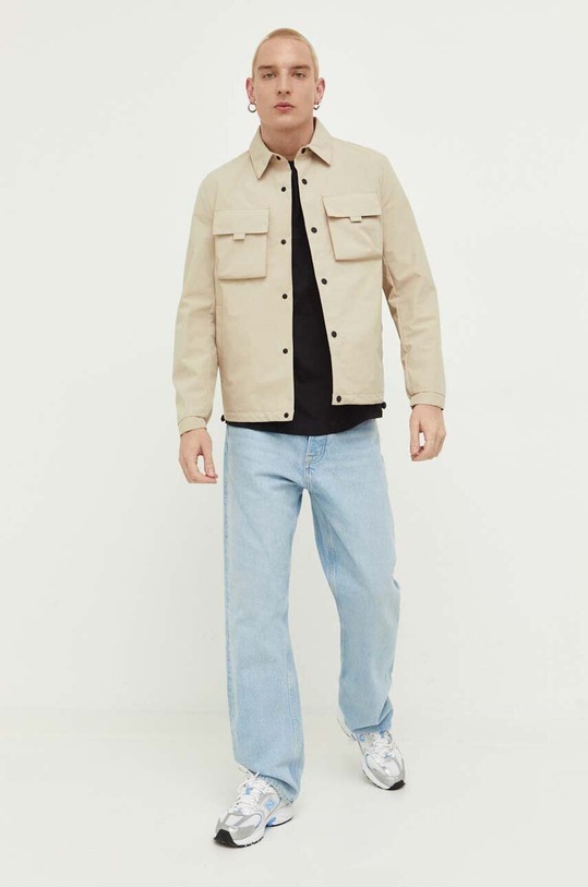 Pamučna majica dugih rukava Guess Originals crna M3GI37K9XF3