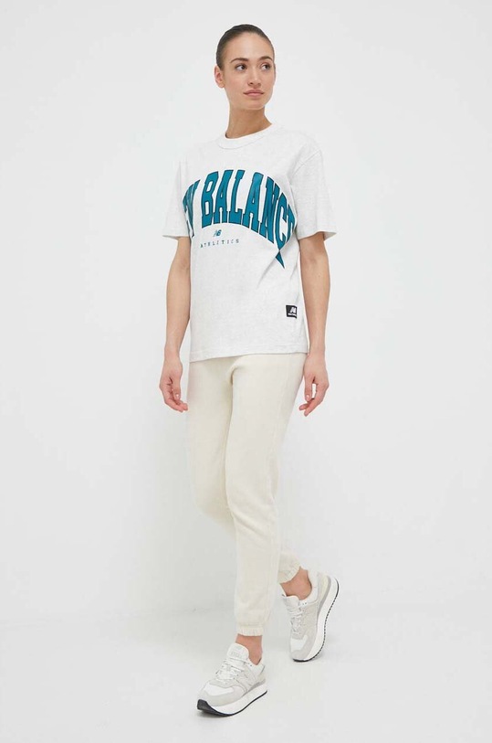 New Balance t-shirt in cotone UT31551SAH UT31551SAH grigio