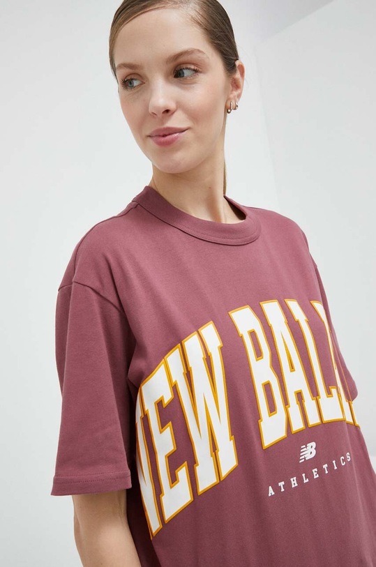 New Balance t-shirt bawełniany UT31551WAD