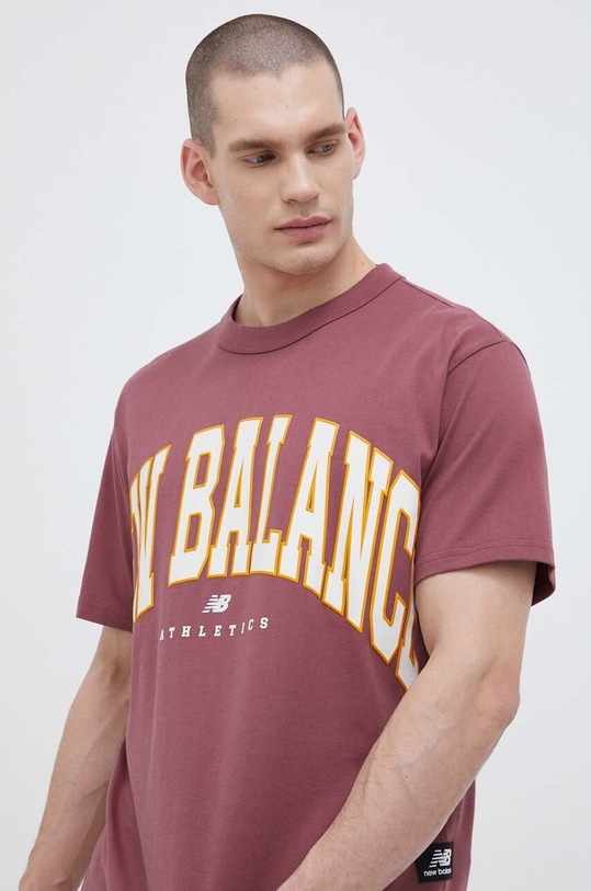 New Balance t-shirt bawełniany UT31551WAD