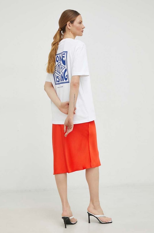 Odzież Samsoe Samsoe t-shirt bawełniany U23100003 biały