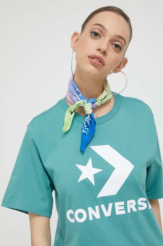 Хлопковая футболка Converse 10025458.A04