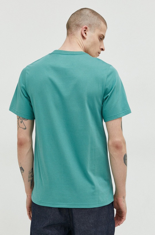 Odzież Converse t-shirt bawełniany 10023876.A11 turkusowy