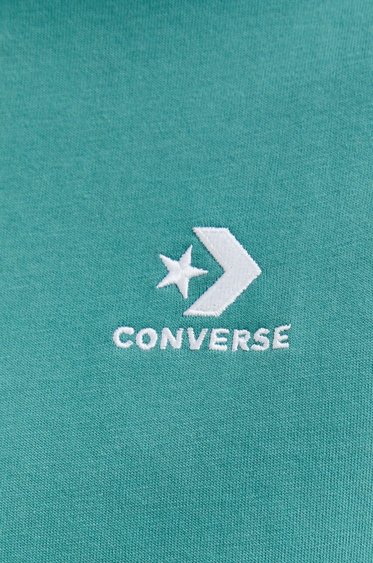 Converse t-shirt bawełniany turkusowy 10023876.A11