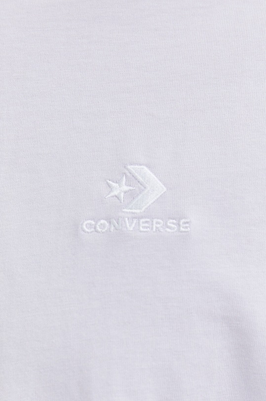 Βαμβακερό μπλουζάκι Converse 10023876.A10