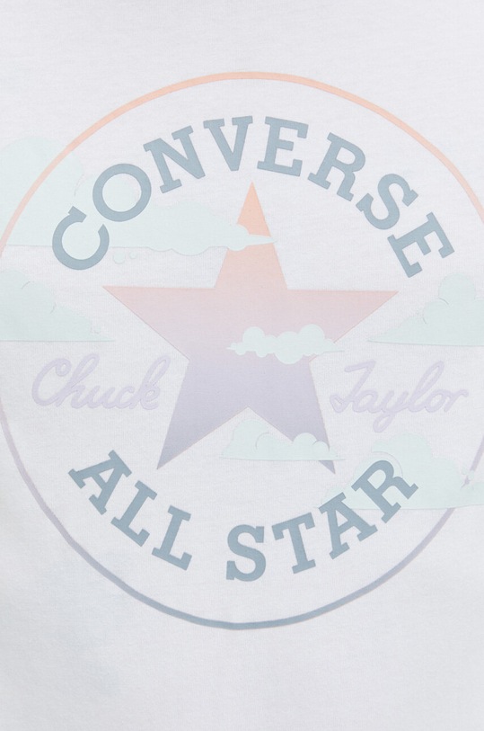 Bavlněné tričko Converse 10024575.A01