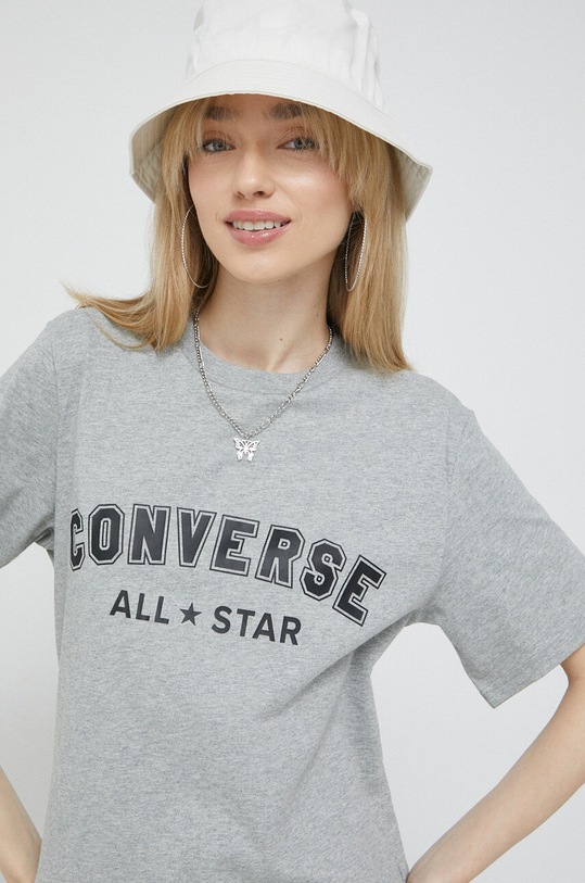Bavlněné tričko Converse 10024566.A03