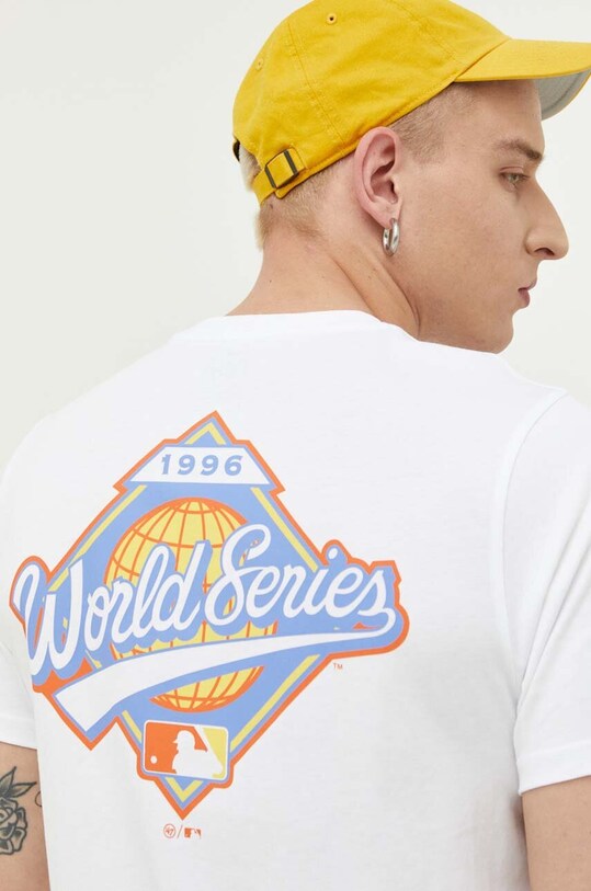 47 brand t-shirt bawełniany MLB New York Yankees BU017TMBECT581663WW