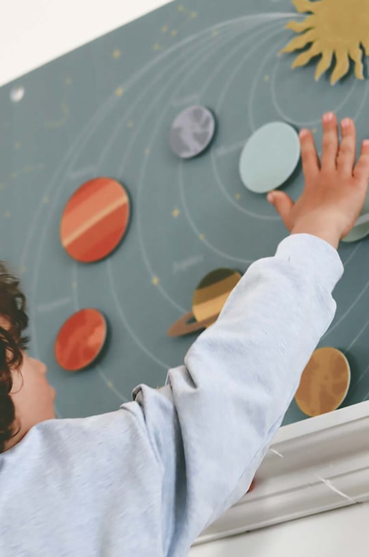 Dečki Tabla iz filca That's mine Zoe 101802 modra