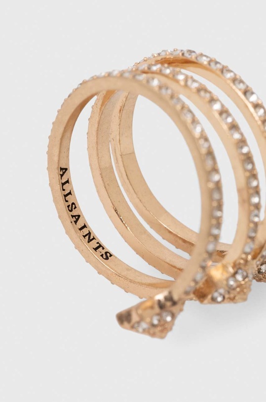 Prstýnek AllSaints 458884BRS123 zlatá SS24