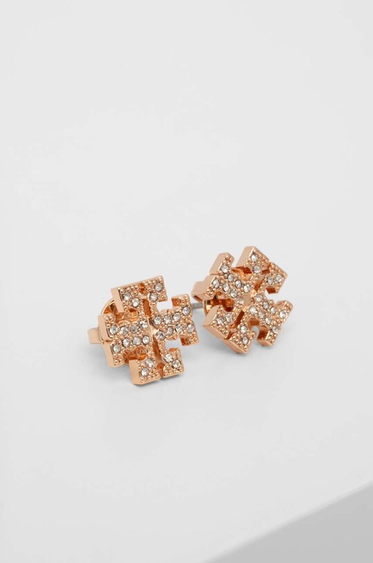 Tory Burch kolczyki KIRA PAVE STUD złoty 53423.696
