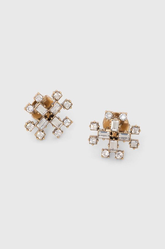 Tory Burch kolczyki Crystal Stud złoty 150591.700