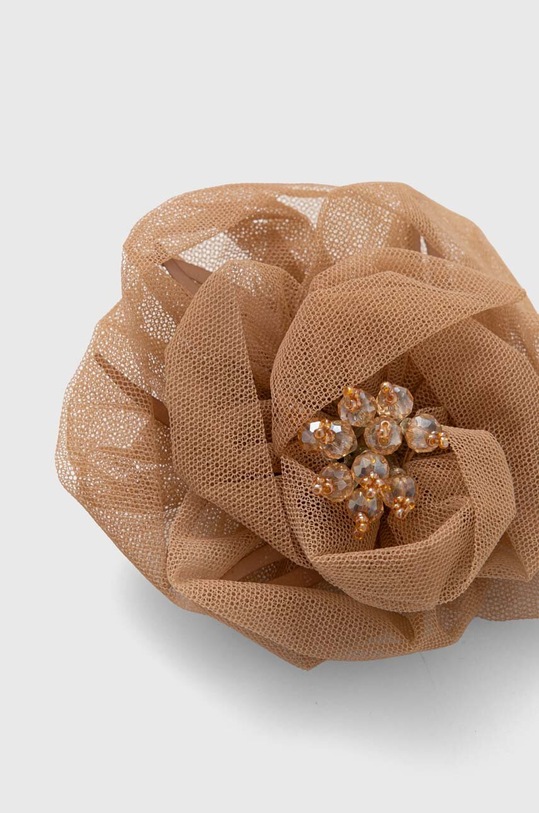 Custommade broszka Zille 999330009 brązowy SS24