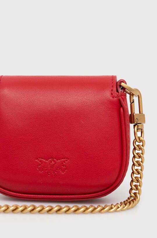 Accesorii Pinko husă airpod din piele 102753.A0F1 rosu