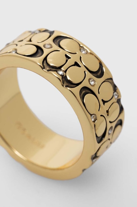 Prstienok Coach ostatné zlatá 341908GLD