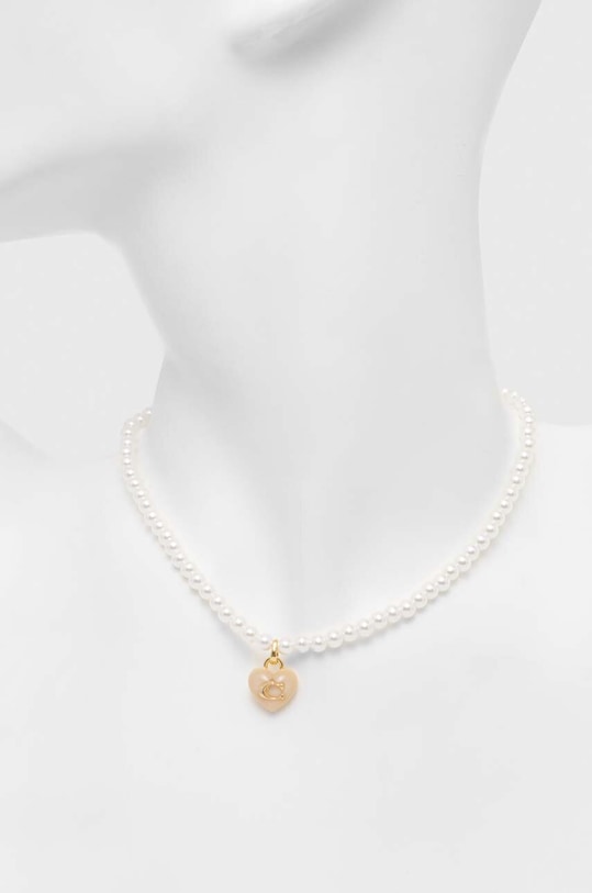 Accesorii Coach colier 422713GLD alb