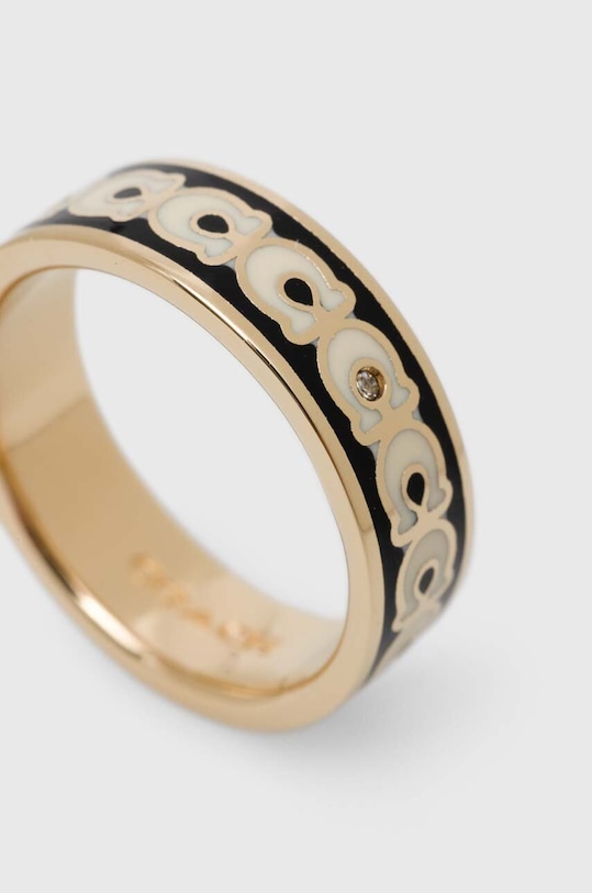 Prstienok Coach zlatá 408102GLD