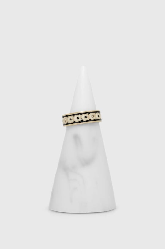 Prstienok Coach 408102GLD zlatá SS24