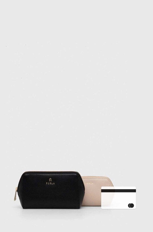 Kožna kozmetička torbica Furla 2-pack WE00453.ARE000.BBR00