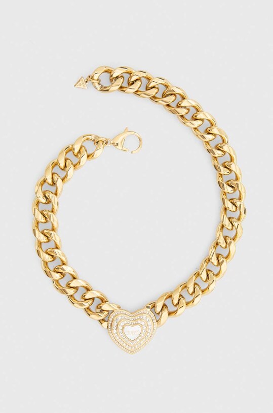 Guess colier alb JUBN04.013JW