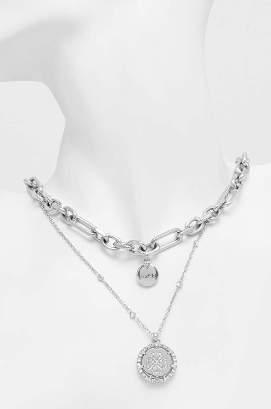 Guess naszyjnik JUBN04.038JW srebrny SS24
