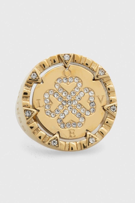 Prstýnek Guess zirkonie zlatá JUBR04.048JW