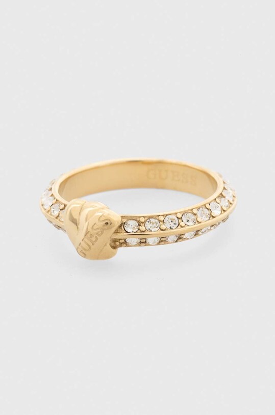 Prstýnek Guess zirkonie zlatá JUBR04.057JW
