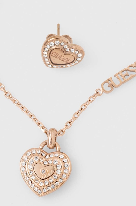 Guess bransoletka i kolczyki JUBS04.087JW złoty SS24