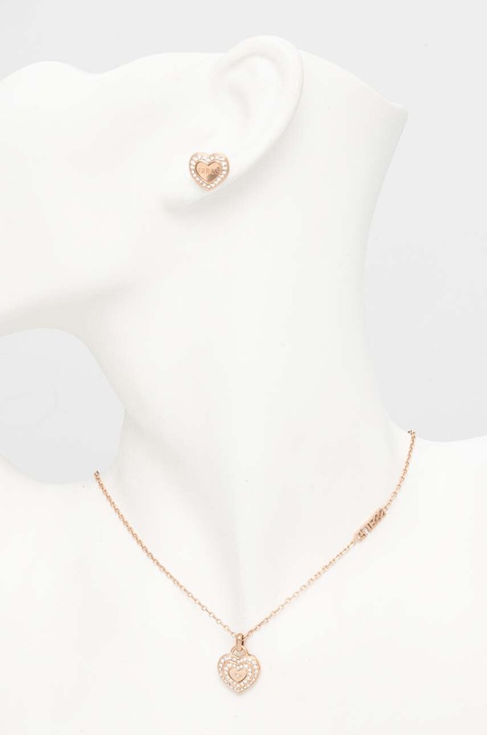 Guess bransoletka i kolczyki JUBS04.087JW złoty