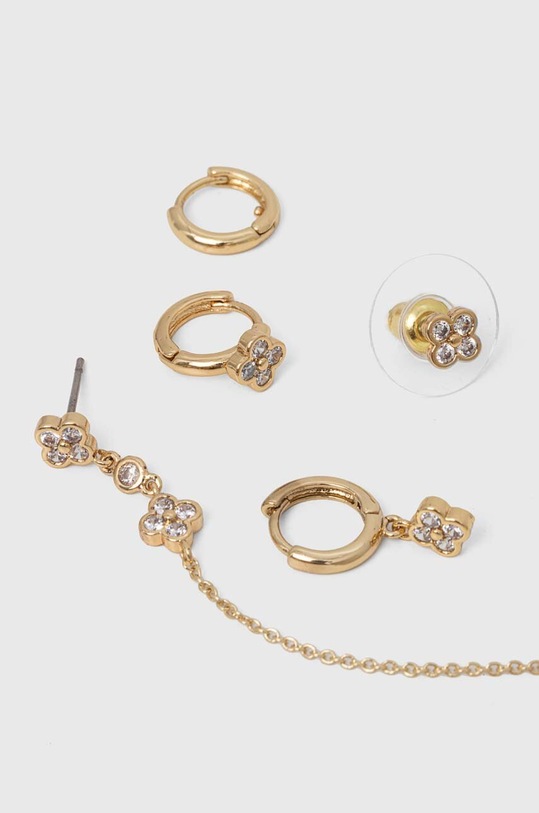Aldo kolczyki EMMARIE 3-pack cyrkonia złoty EMMARIE.972