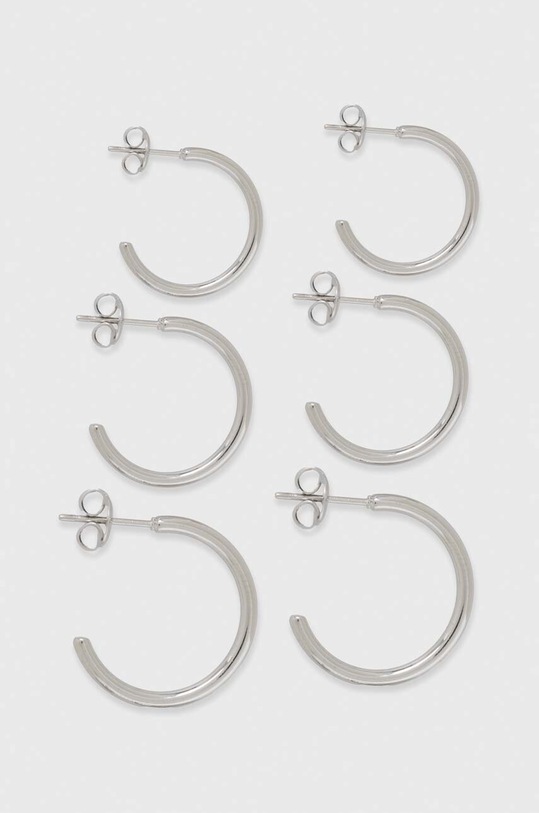 Náušnice Aldo JAVOBASSI 3-pack 3-pack stříbrná JAVOBASSI.040
