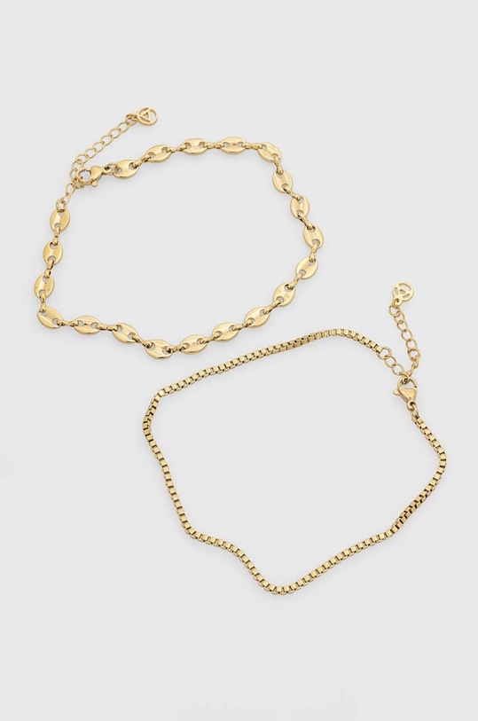 Narukvica za gležanj Aldo CUCIA 2-pack zlatna CUCIA.710