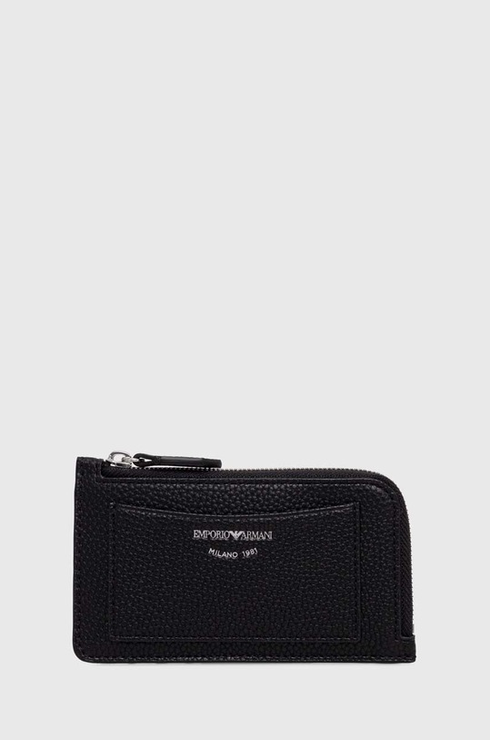 Peňaženka Emporio Armani jednofarebný čierna Y3H332.YWO3E