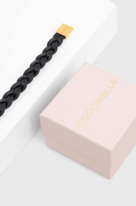 Coccinelle bőr karkötő E8.PS5.14.01.01 fekete SS24