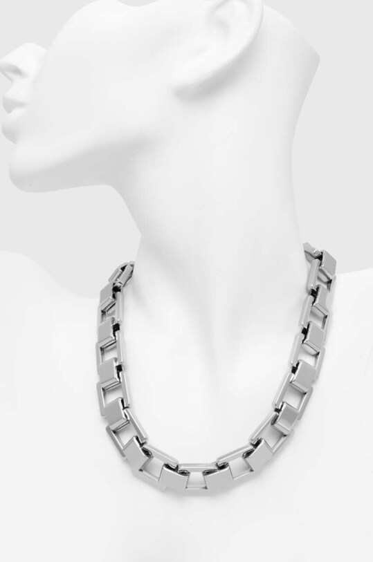 Doplňky Náhrdelník IRO WP63SQUARENECK stříbrná