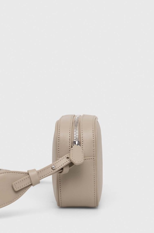 Emporio Armani torebka skórzana Y3H276.Y478E beżowy SS24