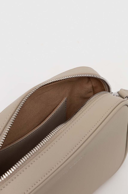 Emporio Armani torebka skórzana Y3H276.Y478E beżowy