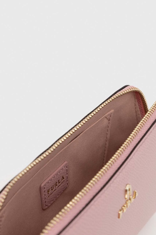 Akcesoria Furla kosmetyczka skórzana WE00449.ARE000.ALB00 różowy