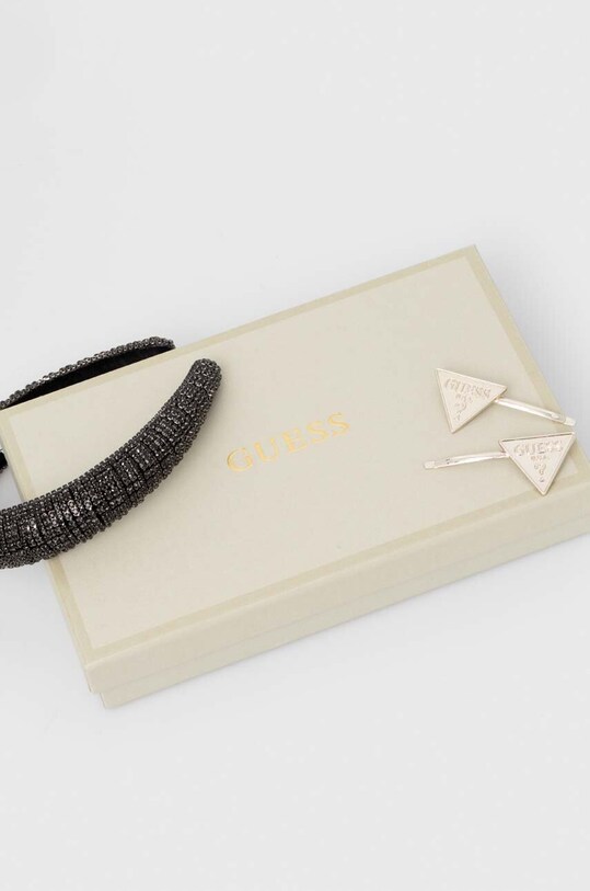 Guess fejpánt és hajcsat fekete GFBOXW.P4207