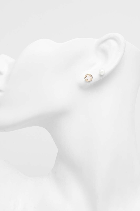 Tory Burch kolczyki 5-pack Kira Clover Stud 157220.700 złoty SS24