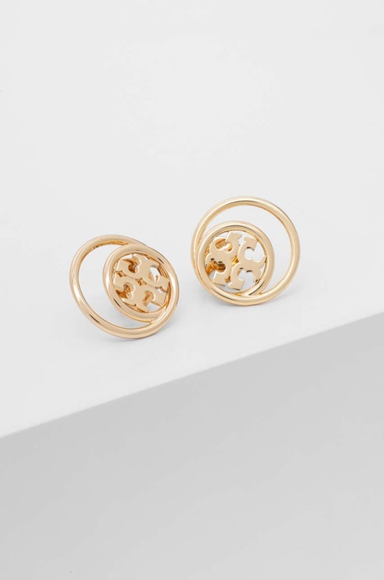 Náušnice Tory Burch Miller Double zlatá 157230.720