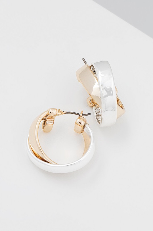 Dkny kolczyki PE 25MM HOOP złoty 04G00558
