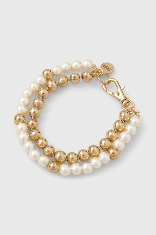 Dkny bransoletka BR 7.25IN PEARL FLEX złoty 04B00237