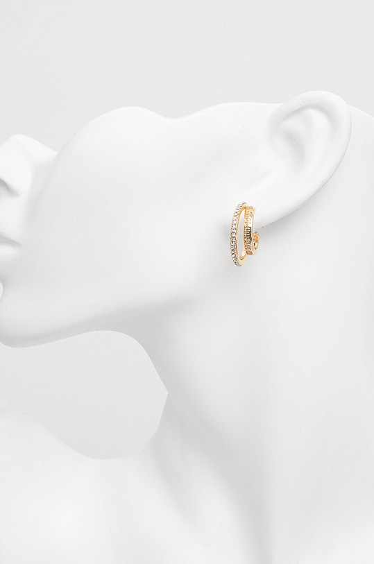 Dkny kolczyki PE 20MM LOGO HOOP 04G00556 złoty SS24