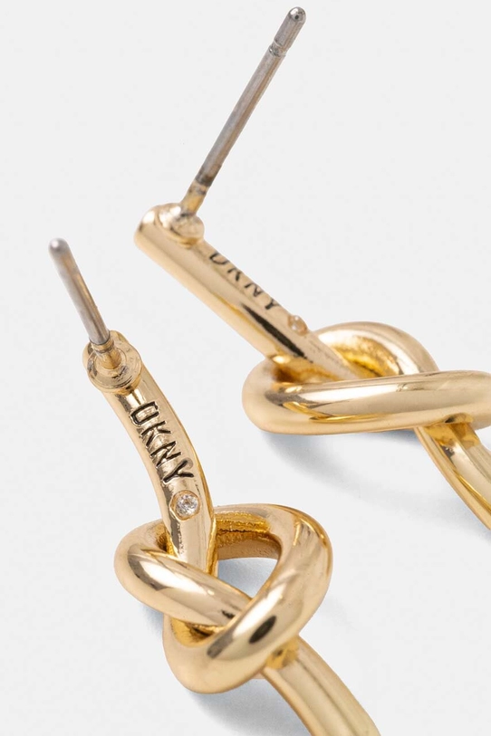 Dodaci Naušnice Dkny PE KNOT STUD 04G00548 zlatna